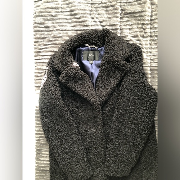 J Crew Teddy Sherpa Coat - Picture 5 of 6